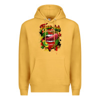Mustard free ish juneteenth lips Premium Hoodie - CowGirlArtShop