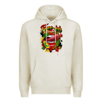 Oatmeal Heather free ish juneteenth lips Premium Hoodie - CowGirlArtShop