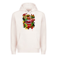 Pale Pink free ish juneteenth lips Premium Hoodie - CowGirlArtShop