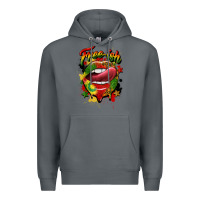 Rock free ish juneteenth lips Premium Hoodie - CowGirlArtShop