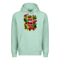 Seafoam free ish juneteenth lips Premium Hoodie - CowGirlArtShop