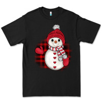 Black christmas snowman Premium Tee - JahusDesignShop
