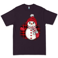 Plum christmas snowman Premium Tee - JahusDesignShop