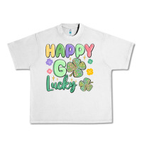Lunar Rock happy go lucky Urban Heavy Tee - MaliasSmallBusiness