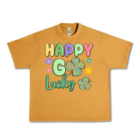 Peanut Butter happy go lucky Urban Heavy Tee - MaliasSmallBusiness