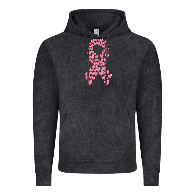 Breast Cancer Ribbon Vintage Hoodie by MaliasSmallBusiness | Teevron