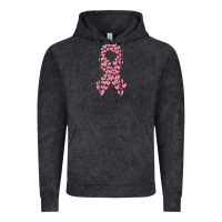 Vintage Black breast cancer ribbon Vintage Hoodie - MaliasSmallBusiness