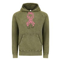 Vintage Olive breast cancer ribbon Vintage Hoodie - MaliasSmallBusiness