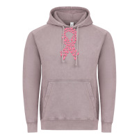 Vintage Zinc breast cancer ribbon Vintage Hoodie - MaliasSmallBusiness