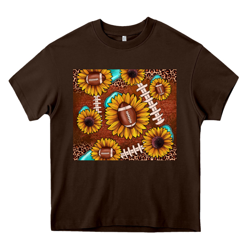 Football Leopard Sunflower Heavy Core Tee by JahusDesignShop | Teevron