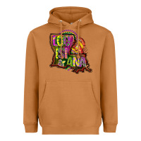 Meerkat louisiana map Heavyweight Hoodie - CowGirlArtShop