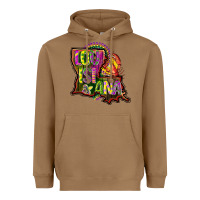 Toasted Coconut louisiana map Heavyweight Hoodie - CowGirlArtShop