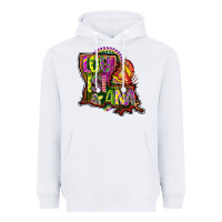 White louisiana map Heavyweight Hoodie - CowGirlArtShop