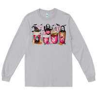 Moon Dust Scream Coffee Cups Long Sleeve Tee - MaliasSmallBusiness