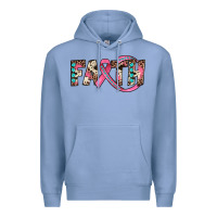 Colony Blue faith Premium Hoodie - JahusDesignShop