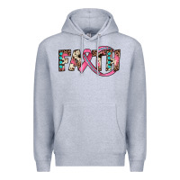 Heather Grey faith Premium Hoodie - JahusDesignShop