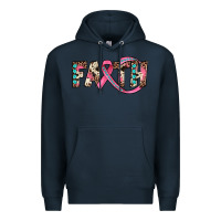 Navy faith Premium Hoodie - JahusDesignShop