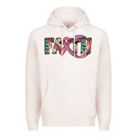 Pale Pink faith Premium Hoodie - JahusDesignShop