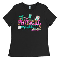 Black physical assistant Ladies Tee - AdoDesignShop