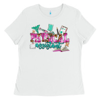 White physical assistant Ladies Tee - AdoDesignShop