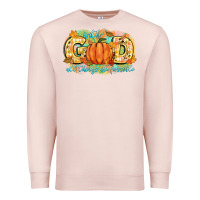 Pale Pink with god all things are possible Premium Sweatshirt - CowGirlArtShop