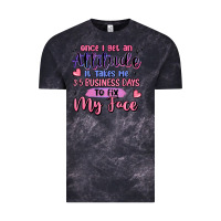 Cloud Black once i get an attitude Vintage Tee - MaliasSmallBusiness
