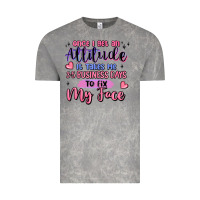 Cloud Rock once i get an attitude Vintage Tee - MaliasSmallBusiness
