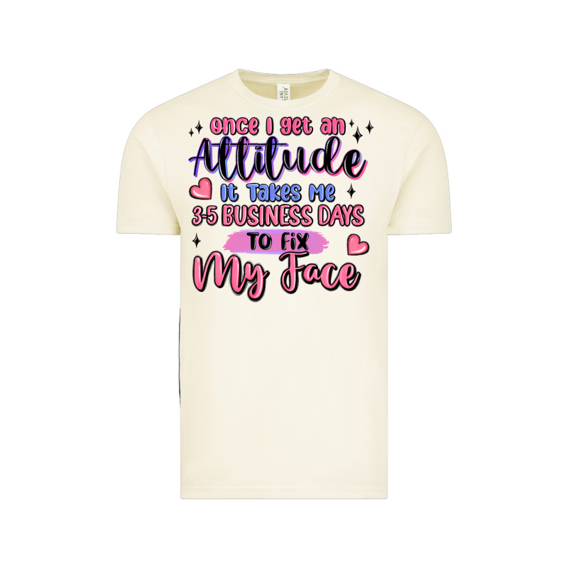 Once I Get An Attitude Vintage Tee by MaliasSmallBusiness | Teevron