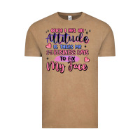 Vintage Coffee once i get an attitude Vintage Tee - MaliasSmallBusiness