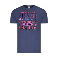 Vintage Denim once i get an attitude Vintage Tee - MaliasSmallBusiness