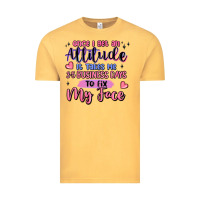 Vintage Mustard once i get an attitude Vintage Tee - MaliasSmallBusiness