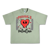 Oil Green mama's valentine Urban Heavy Tee - MaliasSmallBusiness