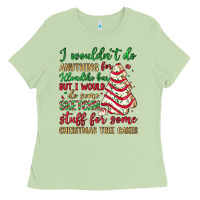 Matcha sketchy stuff for some christmas tree cakes Ladies Tee - JahusDesignShop
