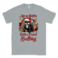 Heather Grey christmas life is better with a french bulldog Classic Tee - JahusDesignShop