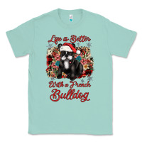 Seafoam christmas life is better with a french bulldog Classic Tee - JahusDesignShop