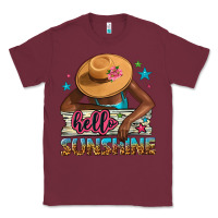 Burgundy hello sunshine Classic Tee - NancyCooperArtShop