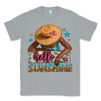 Heather Grey hello sunshine Classic Tee - NancyCooperArtShop