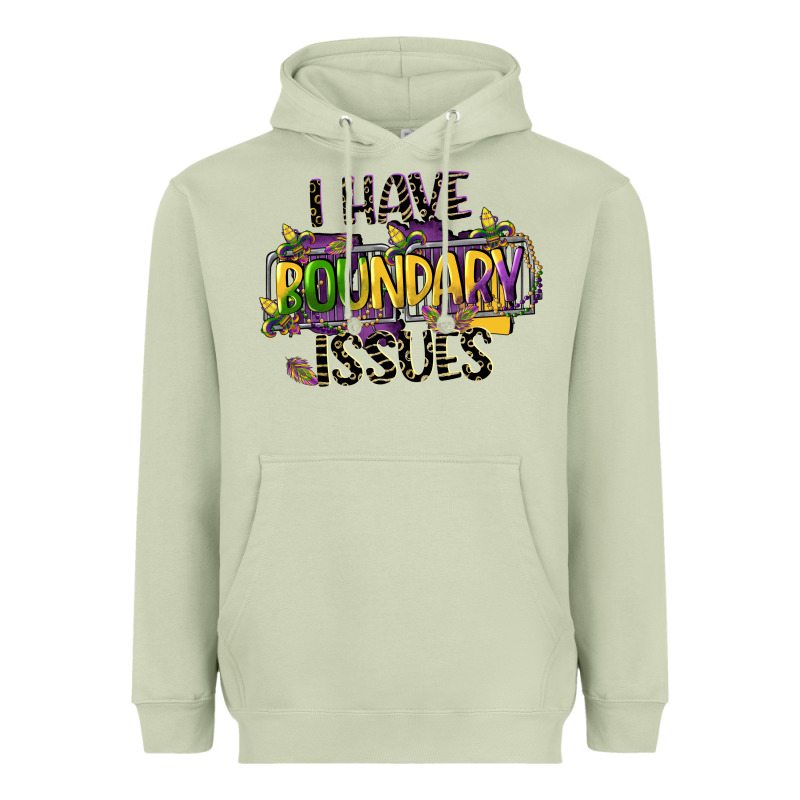 I Have Boundary Issues Heavyweight Hoodie by CowGirlArtShop | Teevron