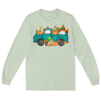 Matcha fall gnomes truck Long Sleeve Tee - MaliasSmallBusiness