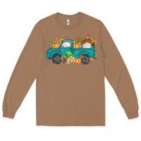 Toasted Coconut fall gnomes truck Long Sleeve Tee - MaliasSmallBusiness