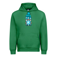 Emerald winter gnome with snowflake Urban Hoodie - BundleAndBundleShop