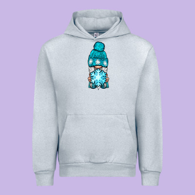 Winter Gnome With Snowflake Urban Hoodie Designed By Bundleandbundleshop