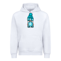 White winter gnome with snowflake Urban Hoodie - BundleAndBundleShop