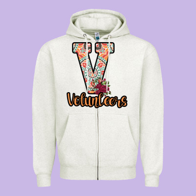Volunteers Zipper Hoodie Designed By Bettercallsaul