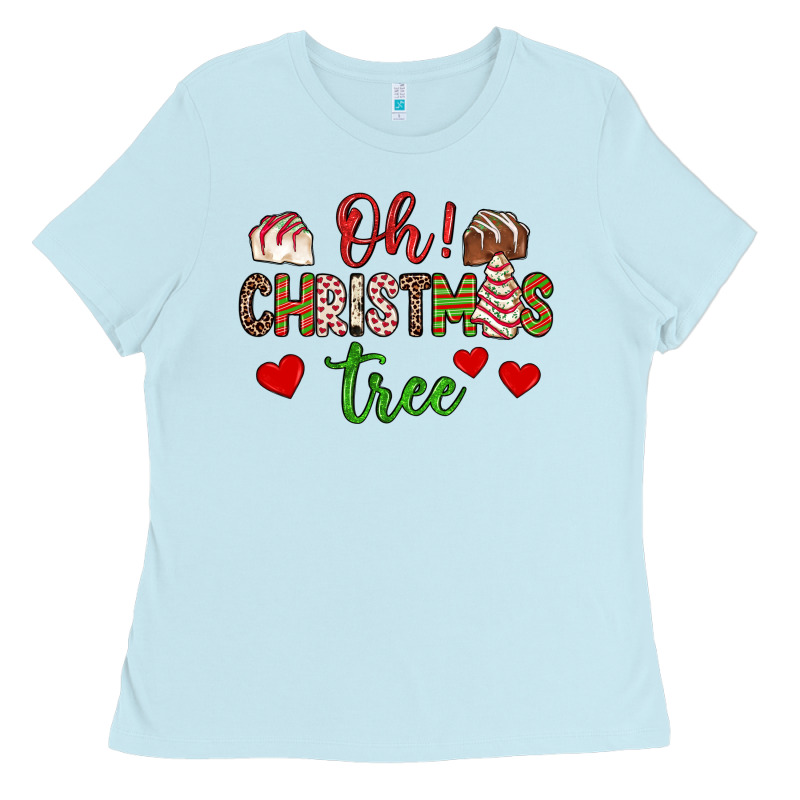 Oh Christmas Tree Ladies Tee by JahusDesignShop | Teevron