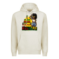 Oatmeal Heather i am black history juneteenth Premium Hoodie - CowGirlArtShop
