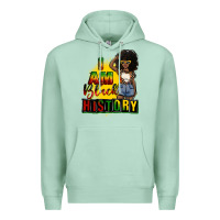 Seafoam i am black history juneteenth Premium Hoodie - CowGirlArtShop