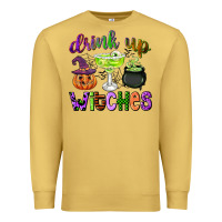 Antique Gold drink up witches Premium Sweatshirt - CowGirlArtShop