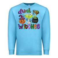 Ocean Blue drink up witches Premium Sweatshirt - CowGirlArtShop