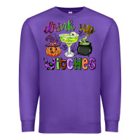 Purple drink up witches Premium Sweatshirt - CowGirlArtShop